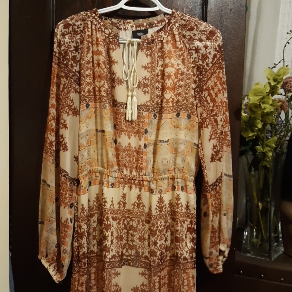 ⭐Mossimo Maxi bohemian inspired dress